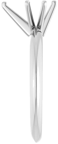 14K White 8.5x5 mm Pear Engagement Ring Mounting (4)