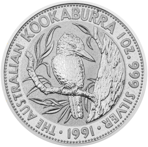 1991 Кукабара Австралия 1 oz серебряная монета (1)
