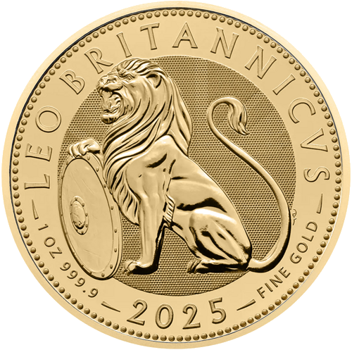 1/4 oz Liūtas 2025 Australija auksinė moneta (1)