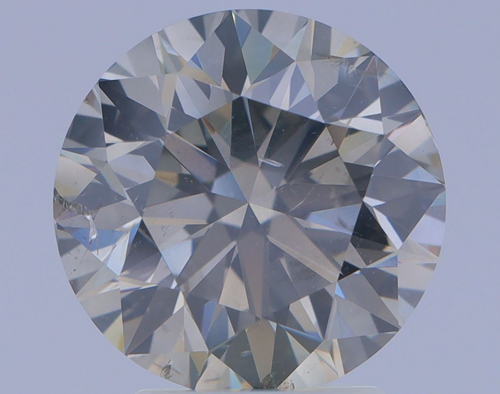 3.03 carat Fancy Gray-SI2 GD cut Natūralus Round Deimantas (1)