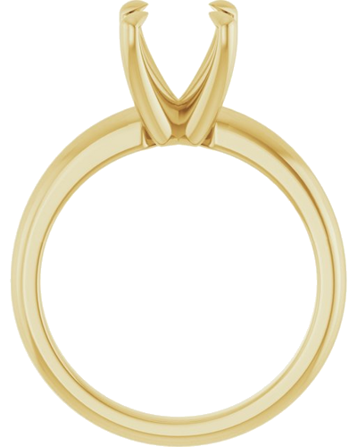 Sužadėtuvių Žiedas „Solitaire“ 585 Geltonojo Aukso Cushion 7mm (2)