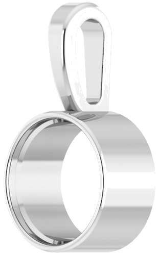 Pakabukas „Bezel-Set Solitaire“ 925 Sidabro Round 5.5mm (2)