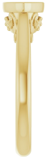 14K Yellow 10x5 mm Marquise Solitaire Engagement Ring Mounting (4)