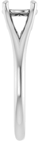 Sužadėtuvių Žiedas „Solitaire“ 585 Baltojo Aukso Round 6.5mm (4)