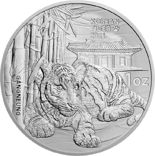 1 oz Korean Tiger 2021 Silver Coin (1)