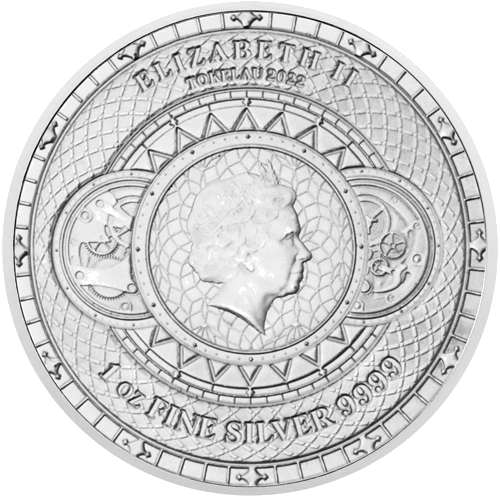 1 oz Хронос 2022 Токелау сребърна монета (1)