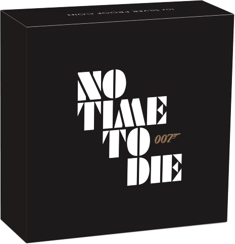 1 oz Сребърна монета на Джеймс Бонд Няма време да умреш 2020 Australia PROOF (3)