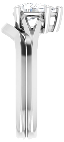 Sužadėtuvių Žiedas „Solitaire“ 925 Sidabro Pear Shape 8mm x 5mm (9)