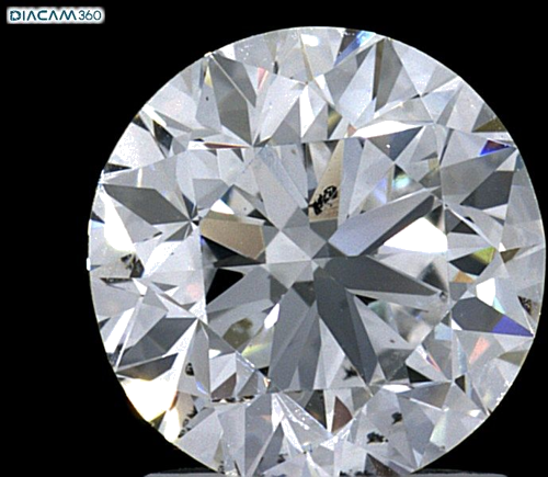 1.76 carat D-SI1 Very Good cut Natūralus Round Deimantas (1)