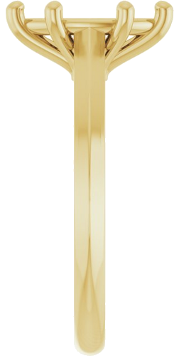 Sužadėtuvių Žiedas „Solitaire“ 585 Geltonojo Aukso Marquise 10mm x 5mm (4)