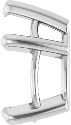 14K White 9x6 mm Pear Solitaire Slide Pendant Mounting (3)