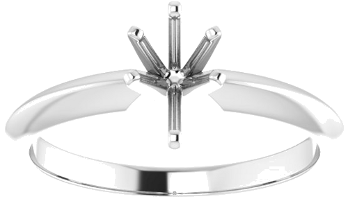 Sužadėtuvių Žiedas „Lightweight Solitaire“ 585 Baltojo Aukso Pear Shape 7mm x 4.5mm (3)