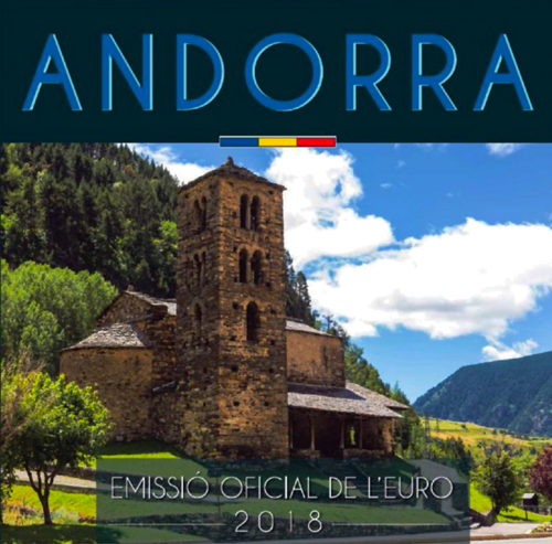 2018 Andora Euro monetų BU rinkinys (1)