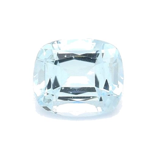 2.12 carat BLUE BRILLIANTSTEP cut Cushion Aquamarine (1)