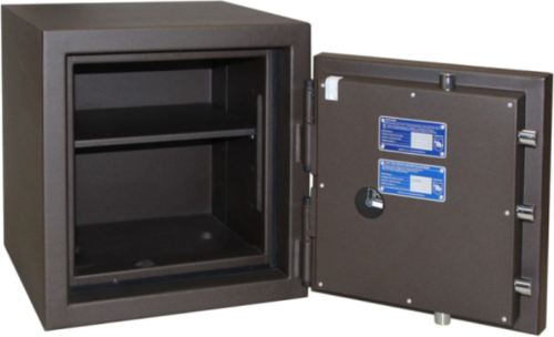 Fire and Burglar resistant safe CL III.50.C BROWN (2)