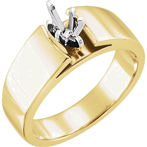 14K Yellow 6x3 mm Marquise Engagement Ring Mounting (1)