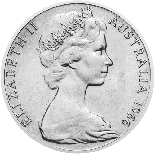 50 centų Australija 1996 sidabrinė moneta (2)