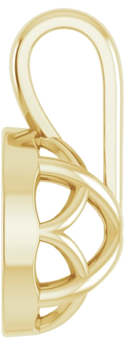 Pakabukas „Solitaire“ 585 Geltonojo Aukso Round 8.2mm (3)