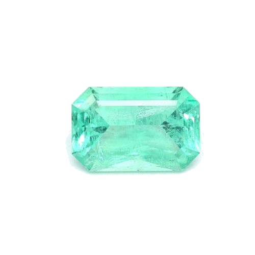 3.81 carat GREEN BRILLIANTSTEP cut Octagonal Smaragdas (1)