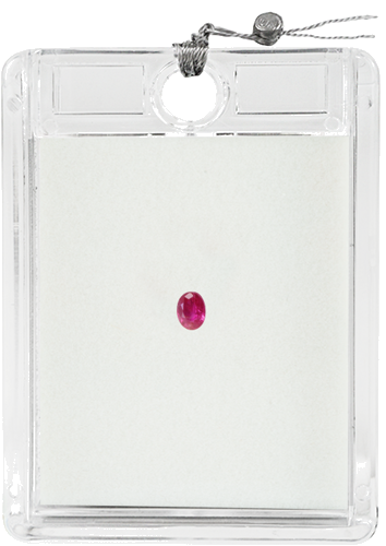 0,17 ct. Rubinas Ovalus H.F (1)