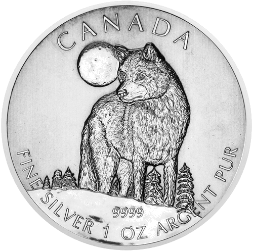 1 oz Timber Wolf Canada 2011 Silver Coin (1)