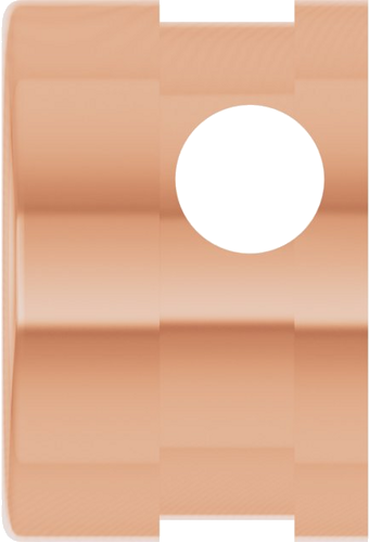 Pakabukas „Solitaire“ 585 Rožinis Aukso Round 6.2mm (3)