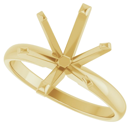 Sužadėtuvių Žiedas „Solitaire“ 585 Geltonojo Aukso Oval 11mm x 9mm (5)