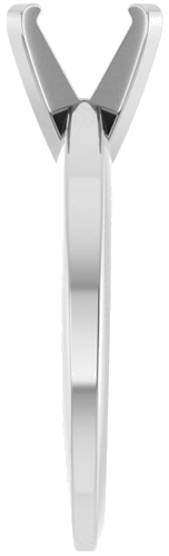 Sužadėtuvių Žiedas „Solitaire“ 585 Baltojo Aukso Round 7mm (4)