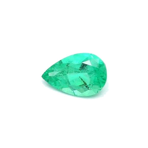 1.33 carat GREEN MODIFIEDBRILLIANT cut Pear Smaragdas (1)