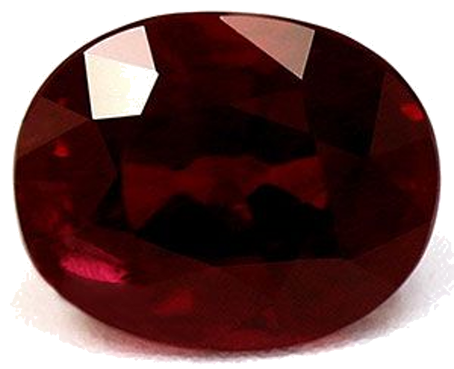 1.11 carat RED Oval Rubinas (1)