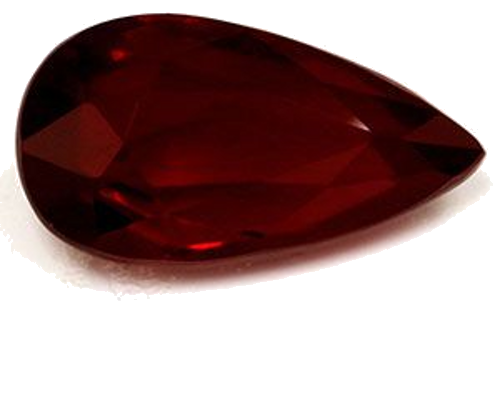 1.9 carat RED Pear Rubinas (1)