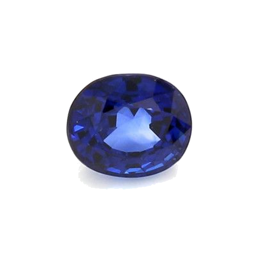 1.18 carat BLUE BRILLIANTSTEP cut Oval Safyras (1)