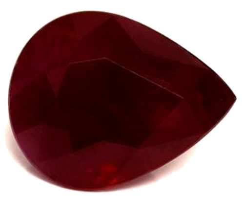 2.66 carat RED Pear Rubinas (1)
