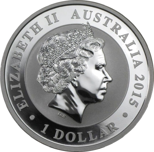 2015 Kookaburra Australija 1 oz sidabrinė moneta (2)