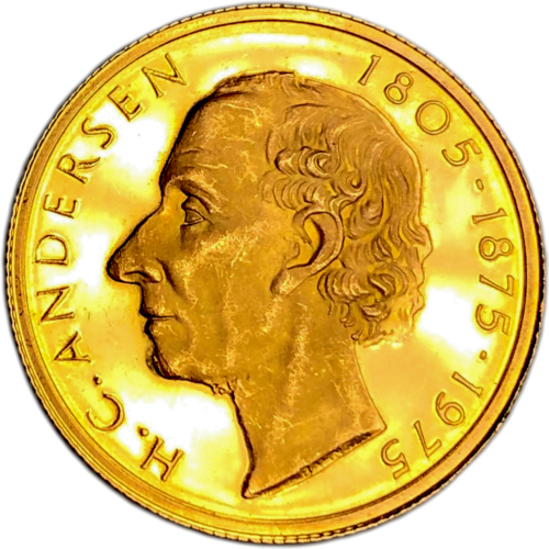 H. C. Andersen Golden memorial medal 1975 Denmark (1)
