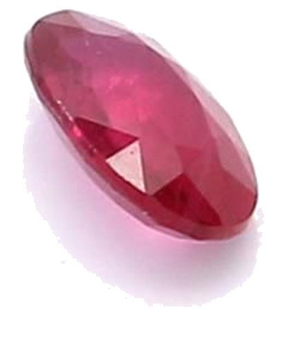 0.25 carat RED BRILLIANTSTEP cut Oval Rubinas (1)