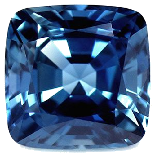 3.84 carat BLUE Cushion Safyras (1)