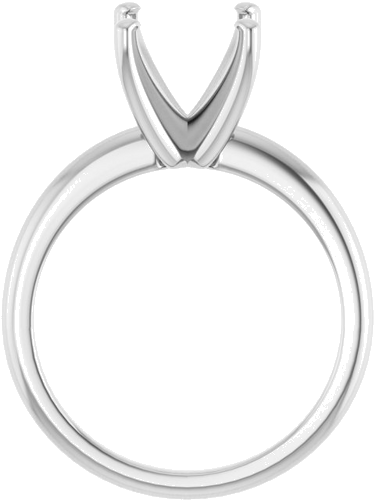 Sužadėtuvių Žiedas „Solitaire“ 585 Baltojo Aukso Square 7mm (2)