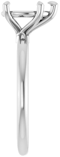 Sužadėtuvių Žiedas 417 Baltojo Aukso Pear Shape 9mm x 6mm (4)