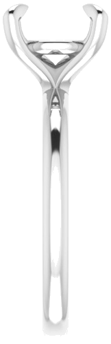 Sužadėtuvių Žiedas „Solitaire“ 585 Baltojo Aukso Round 9mm (4)