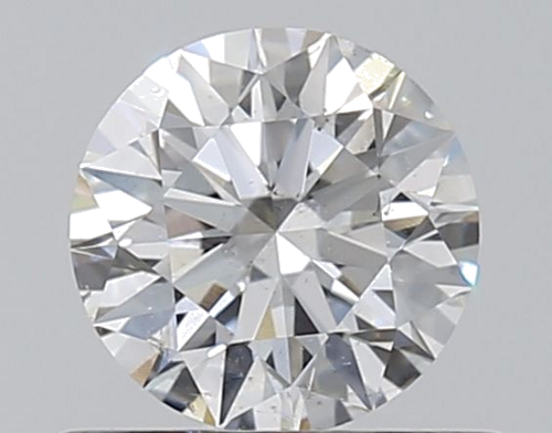 0.45 carat F-SI2 Excellent cut Natūralus Round Deimantas (1)
