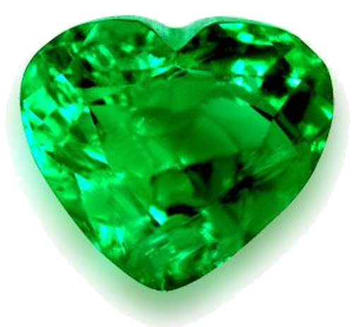 1.58 carat GREEN Heart Smaragdas (1)