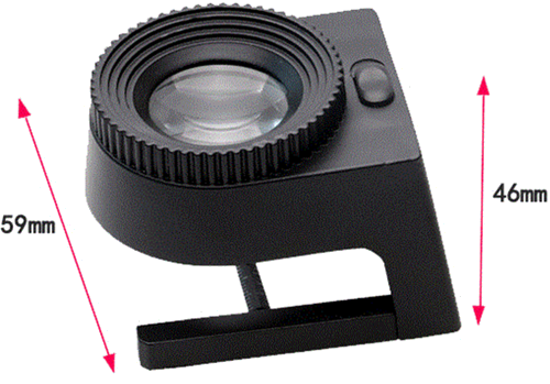 Magnifying Glass with Perforation (7)