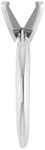 Sužadėtuvių Žiedas „Solitaire“ 585 Baltojo Aukso Round 7.6mm (4)