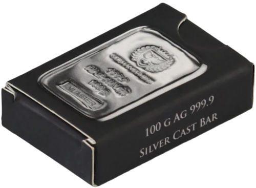 100 g Silver Bar Germania Mint (6)