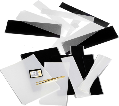 490 шт. филателистических полосок разной высоты (1)