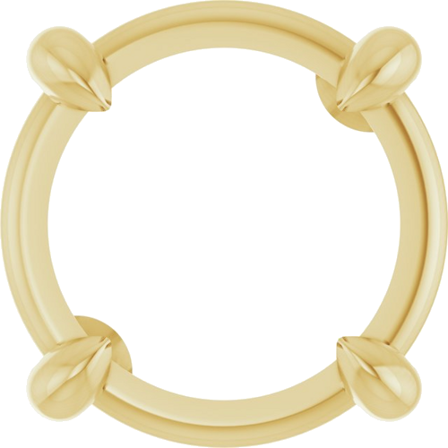 Pakabukas „Solitaire Slide“ 585 Geltonojo Aukso Round 6.5mm (1)