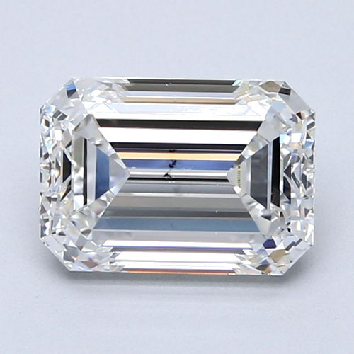 3.01 carat F-SI1 Natūralus Emerald Deimantas (1)