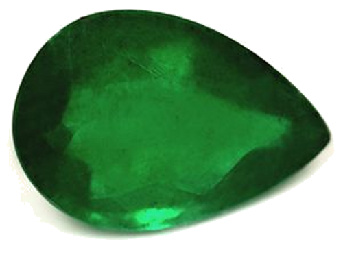 1.75 carat GREEN Pear Smaragdas (1)