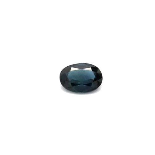0.51 carat BLUE BRILLIANTSTEP cut Oval Safyras (1)